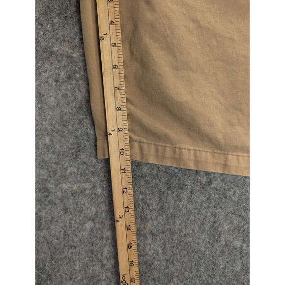 Eddie Bauer Short's 40 (36W) Men's Khaki Flat Front Chino Legendwash Cotton - Picture 4 of 9